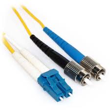Singlemode 9/125 LC/FC Duplex Fiber Patch Cord