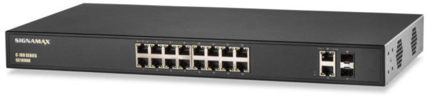 Signamax # SC10060 C-100 16 Port Fast Ethernet PoE+ Switch