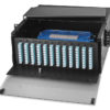 Signamax UFE12HD1-B 72- to 288-Fiber Enclosure with Locking Slide-Out Support Stage Accepts 12 Adapter Plates optical fiber enclosure, black
