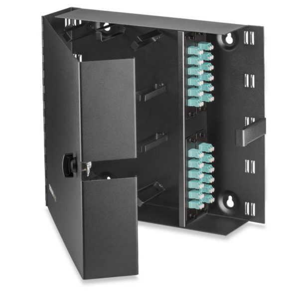 Signamax WFE4M-B 24 to 96 Fiber Wall-Mount Optical Fiber Enclosure with Cam Latch